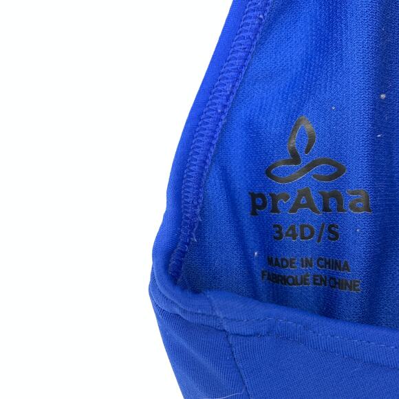 Prana Women's Size 34D Small Kayana D-Cup One-Piece Swimsuit Sleeveless Blue - Picture 5 of 6